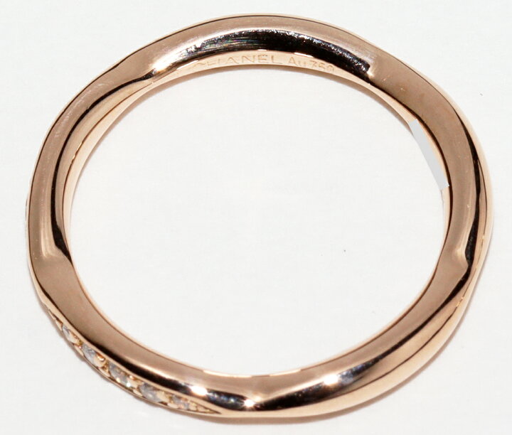 楽天市場】シャネル 指輪 K18PG ダイヤ10P(約0.08ct) カメリア  