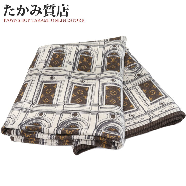 楽天市場】ルイヴィトン ブランケット ひざ掛け プレッド・アーキテ  