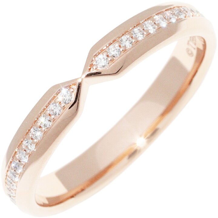 楽天市場】ティファニー 指輪 K18PG ダイヤ0.12ct ネスティング ナロー 
