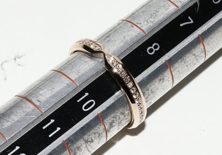 楽天市場】ティファニー 指輪 K18PG ダイヤ0.12ct ネスティング ナロー 