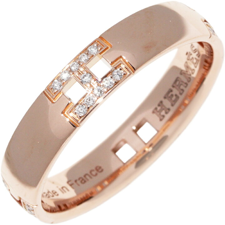 楽天市場】エルメス 指輪 K18PG ダイヤ44P(0.08ct) エヴァー 