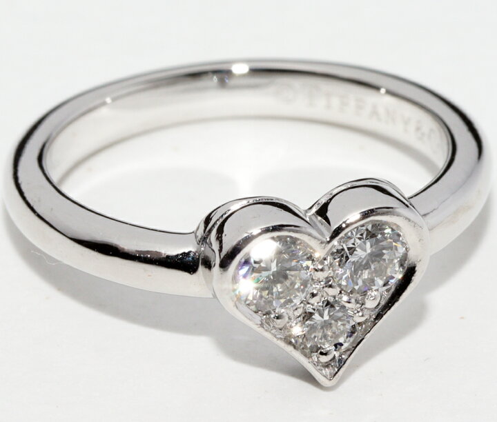 楽天市場】ティファニー 指輪 Pt950 ダイヤ3P センチメンタルハート  