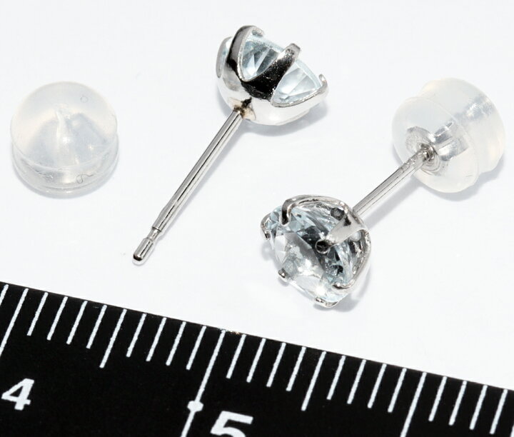 楽天市場】ピアス Pt900 アクアマリン1.00ct : たかみ質店楽天市場店