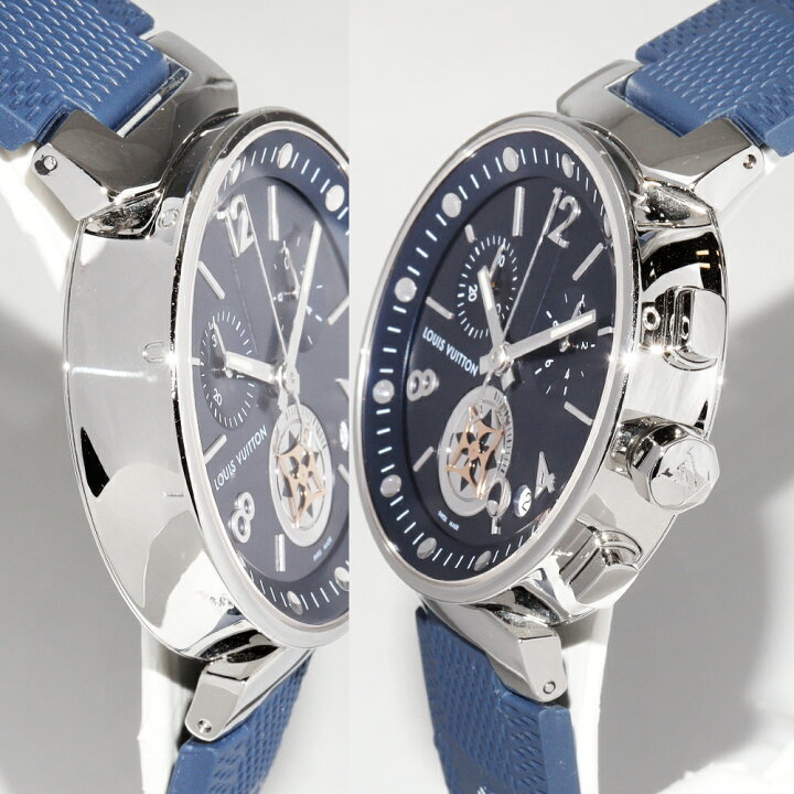 楽天市場】ルイヴィトン タンブール ムーンスター クロノ QA034 メンズ  