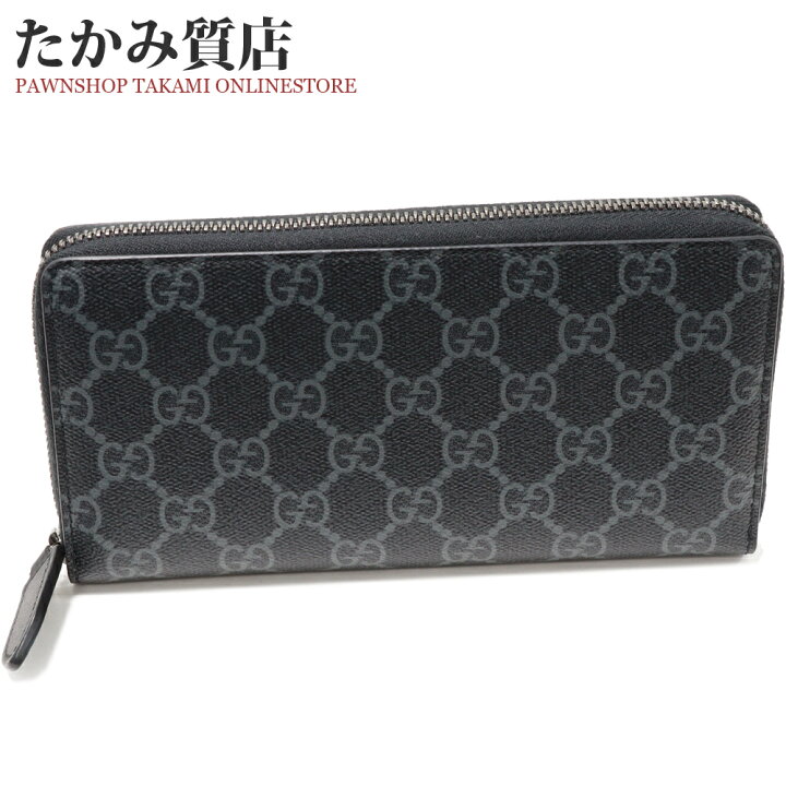 楽天市場】グッチ ラウンドファスナー長財布(小銭入れあり) GG  
