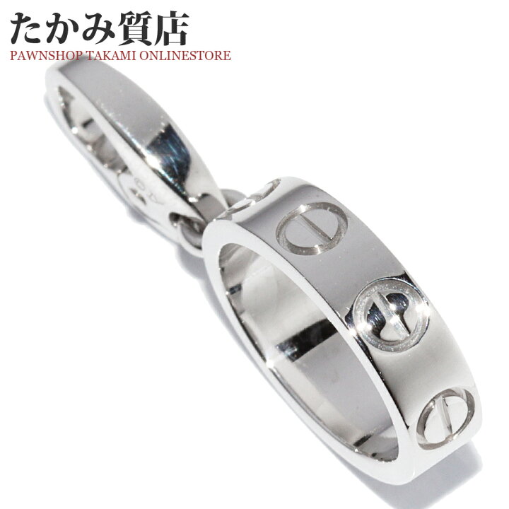 楽天市場】カルティエ チャーム ペンダントトップ K18WG ベビーラブ  