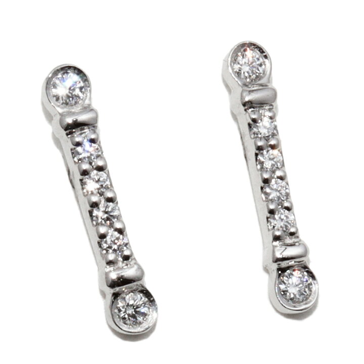 楽天市場】ティファニー ピアス Pt950 ダイヤ0.03ct フルールドリス 