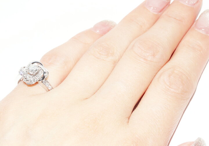 楽天市場】ブシュロン 指輪 K18WG ダイヤ0.33ct パヴェダイヤ アバ 