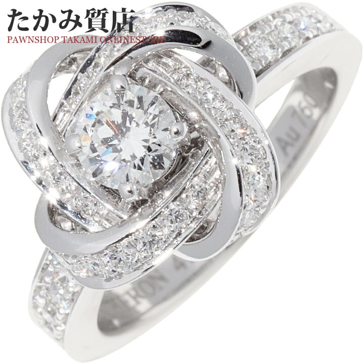 楽天市場】ブシュロン 指輪 K18WG ダイヤ0.33ct パヴェダイヤ アバ 