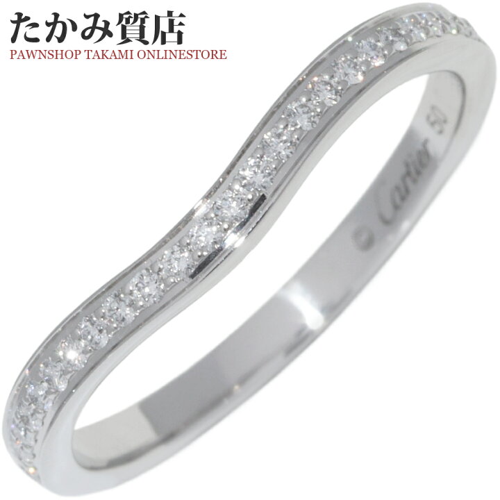 楽天市場】カルティエ 指輪 Pt950 ダイヤモンド27P(計0.09ct