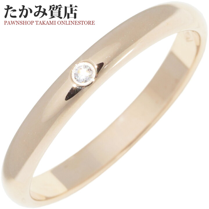 楽天市場】カルティエ 指輪 K18YG ダイヤ1P(0.01ct) クラシック 