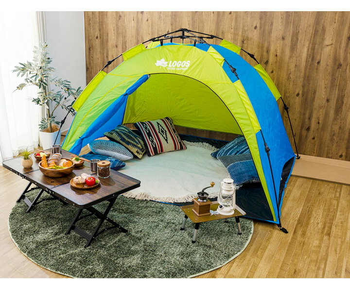 楽天市場】ロゴス LOGOS Q-TOP フルシェード 200 カラフル ワンタッチ  