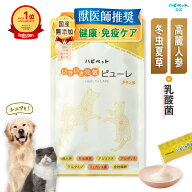 【楽天1位・獣医師推奨】犬 猫 国産無添加 ピューレ シニア 高齢 健康 免疫 犬用 猫用 高麗人参 冬虫夏草…
