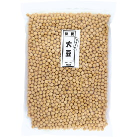 北海道大豆【特選】4kg(1kg×4袋)とよまさり北海道産 国産大豆 送料無料 高鍋商事