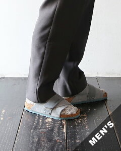BIRKENSTOCK rPVgbN T_ Y Kyoto Nubuck/Suede Leather - BASALT GRAY - MEN'S LEg 1029144 