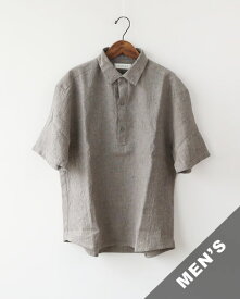 evam eva エヴァムエヴァ シャツ メンズ linen cotton polo shirt mens メンズリネンコットンポロシャツ E241T155 送料無料