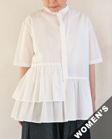 GRANDMA MAMA DAUGHTER toro グランマ ママ ドーター チュニック アシンメトリーギャザーチュニック TS2414221 送料無料