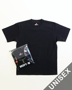 Hanes �w�C���Y �J�b�g�\�[ �����Y ���f�B�[�X BEEFY-T - BLACK �N���[�l�b�N T�V���c HM1-D001 ���[���։�