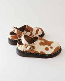 Dr.Martens ドクターマーチン シューズ レディース Isham - Jersey Cow Print サンダル 31088934 送料無料