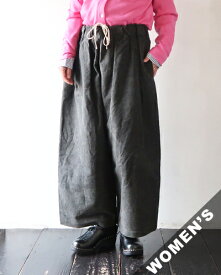 Yarmo ヤーモ パンツ レディース Work Pants - CHARCOAL ワークパンツ YAR-P28 送料無料