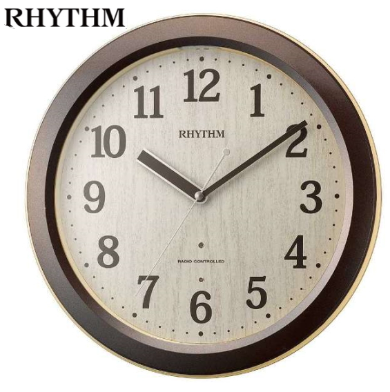 楽天市場】リズム時計工業 RHYTHM「ピュアライトＭ３３」電波掛け時計