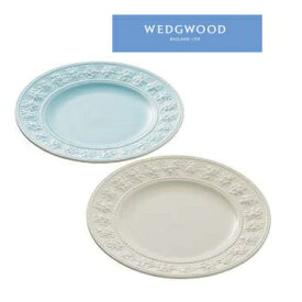 WEDGWOOD　ウエッジウッドクイーンズウェアコレクション・フェスティビティアイボリー＆ブルー27cmプレートペアご挨拶 ギフト 出産内祝い 新築内祝い 快気祝い 結婚内祝い 内祝い お返し 披露宴引出物 卒業記念 記念品 母の日 入学内祝い 入学お祝い 就職お祝い