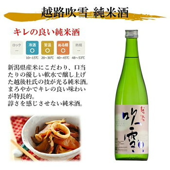 【送料無料】越路吹雪日本酒飲み比べセット720ml2本純米酒本醸造高野酒造新潟県【お歳暮日本酒飲み比べセットお酒酒清酒淡麗辛口4合新潟お父さん誕生日プレゼントギフトお祝い内祝い成人式ぬる燗還暦退職お年賀日本酒】【あす楽対応】