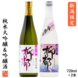 日本酒セット 水の都 柳都 純米大吟醸・吟醸酒 飲み比べセット 720ml×2本 送料無料 ギフト プレゼント 日本酒 おすすめ 辛口 甘口 酒 お酒 贈答 贈り物 地酒 お祝い 内祝い お礼 お返し 退職祝い 昇進祝い 父の日 蔵元直送 新潟 高野酒造