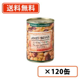 エントリーしてポイント5倍！お買い物マラソン期間中★トマトコーポレーション ミックスビーンズ 400g×120缶（24缶入×5ケース） ※店舗・会社宛のみ配送可※【送料無料(一部地域を除く)】