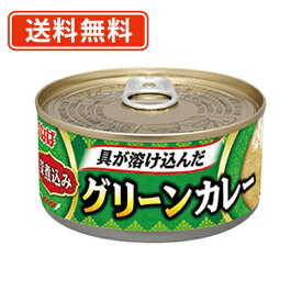 【送料無料(一部地域を除く）】 いなば食品 深煮込みグリーンカレー 165g×24缶