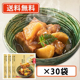 レトルト食品 惣菜 おかず まごころを食卓に 膳　豚の角煮　たけのこ入り　K&K 140g×30袋　【送料無料（一部地域除く）】　レトルト 常温保存 和食 洋食 肉 野菜 煮物 レンジ 湯煎 防災 非常食 保存食 プレゼント 敬老 一人暮らし