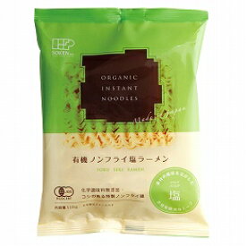 30日限定！エントリーしてポイント最大14倍☆創健社 有機ノンフライ 塩ラーメン 110g 20袋入 【送料無料(一部地域を除く)】