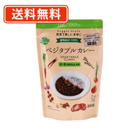 創健社 ベジタブルカレーREGULAR(中辛) 210g×20袋（10袋入×2ケース）【送料無料(一部地域を除く)】