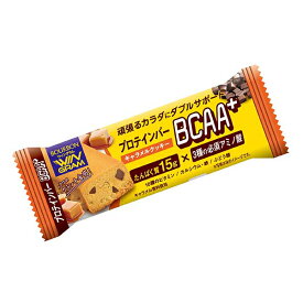 ブルボン プロテインバー BCAA＋ キャラメルクッキー 40g×9入 (WIN GRAM ウィングラム)