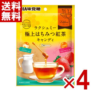 味覚糖 極上はちみつ紅茶キャンディ 2種アソート 75g×4入 (ポイント消化) (CP) (賞味期限2026.8月末) (メール便全国送料無料)