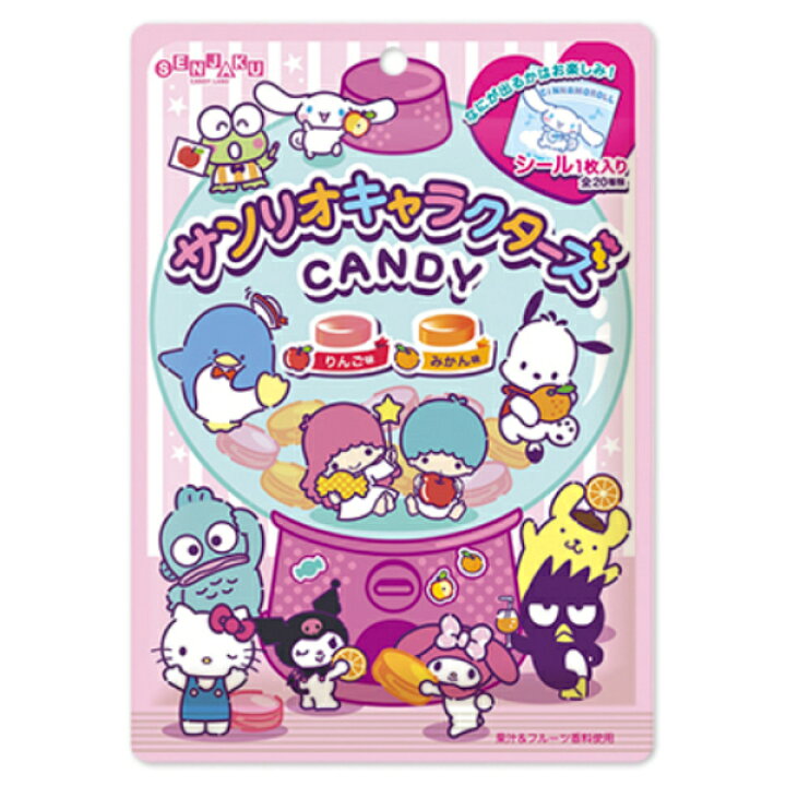 楽天市場】扇雀飴本舗 サンリオキャラクターズ Candy 50g×10入 (シール  