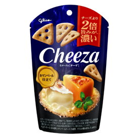 江崎グリコ チーズより2倍旨みが濃い 生チーズのチーザ カマンベール仕立て 36g×10入 (おつまみ スナック)