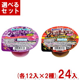 ブルボン 140g きゅんとすっぱい フェットチーネゼリー (各12入×2種)24入 (デザート おやつ) (Y80) (2つ選んで本州送料無料)