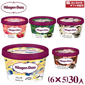 (5つ選んで、本州一部冷凍送料無料)ハーゲンダッツ ミニカップ (6×5)30入 (アイス ギフト)(冷凍)