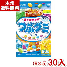 春日井製菓 80g つぶグミ ソーダ (6×5)30袋入 (Y80)(new) (本州送料無料)