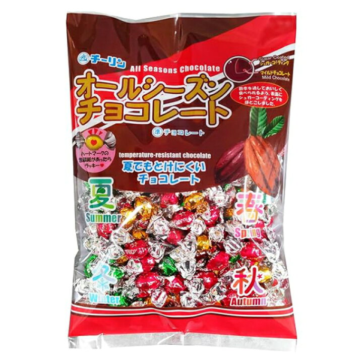 楽天市場】チーリン製菓 300g オールシーズンチョコ 1袋入 (業務用 
