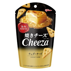 江崎グリコ 焼きチーズチーザ チェダーチーズ 32g×10入 (おつまみ チーズ スナック お菓子 景品 ばらまき まとめ買い)