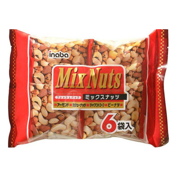 6入×8まで１個口でお送りできます 稲葉ピーナツ 保証 ミックスナッツ 高品質新品 6袋×6入