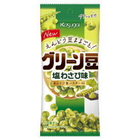 春日井 スリムグリーン豆 塩わさび味 38g×6袋入 (えんどう豆 スナック おつまみ) (new)