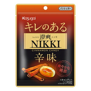 春日井 澄爽NIKKI 37g×6入 (ノンシュガー キャンディ ニッキアメ 飴 お菓子 おやつ 景品 イベント ばらまき まとめ買い)
