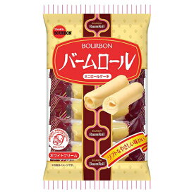 ブルボン バームロール 7本×12入 (ケーキ ロールケーキ 半生菓子 おやつ まとめ買い)
