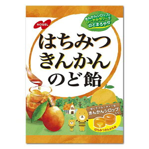 ノーベル はちみつきんかんのど飴 110g×6入 (キャンディ あめ まとめ買い)