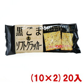 前田製菓 黒ごまソフトクラッカー 85g (10×2)20入 (Y10) (本州送料無料)