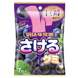 味覚糖 さけるグミ 巨峰 7枚×10入 (グミ まとめ買い お菓子 おやつ)