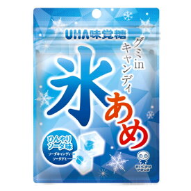 味覚糖 氷あめ ソーダ味 63g×6袋入 (ソーダ キャンディ グミ 飴 お菓子 おやつ 景品 ばらまき まとめ買い)